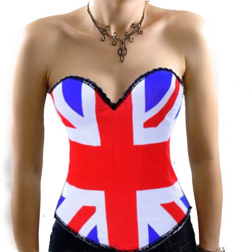 UK Flag-style Corset